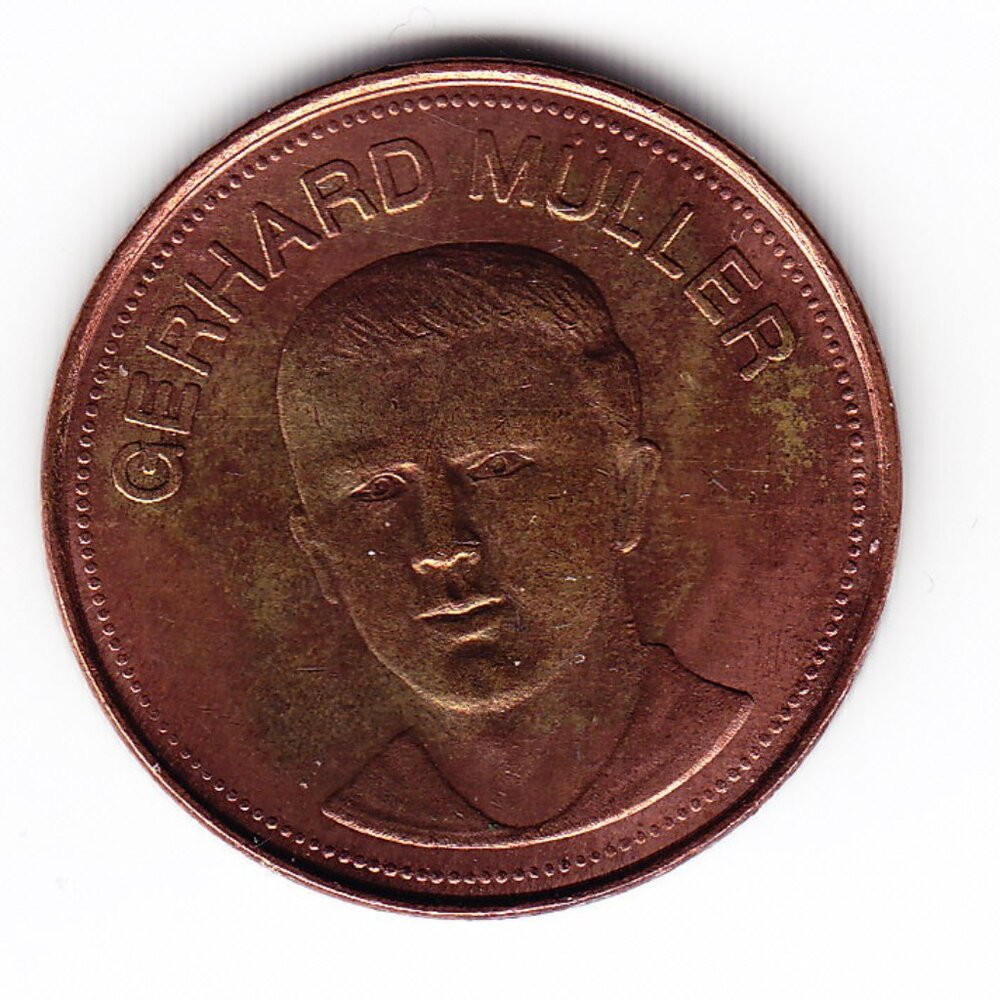 1969 SHELL Germany Gerhard Muller Football Medal (b74)